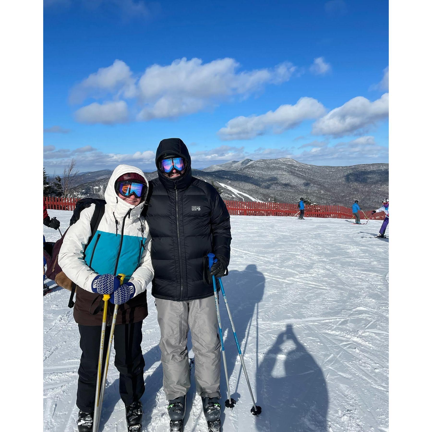 Our first ski trip!