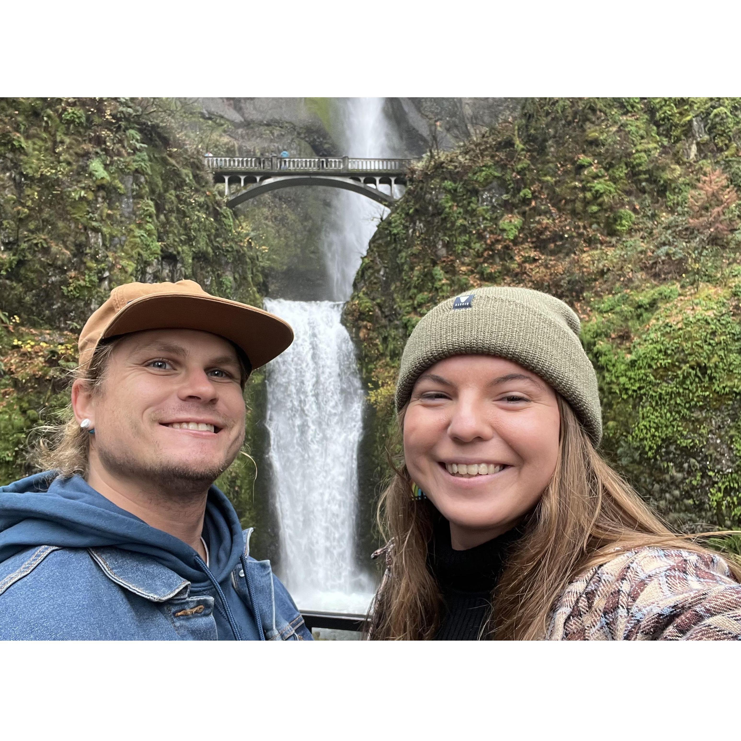 Our visit to Multnomah falls