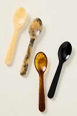 Mignon Resin Teaspoons, Set of 4