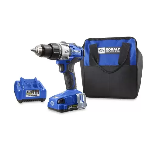 Kobalt 24-Volt Max 1/2-in Brushless Cordless Drill (Charger Included and 1-Battery Included)