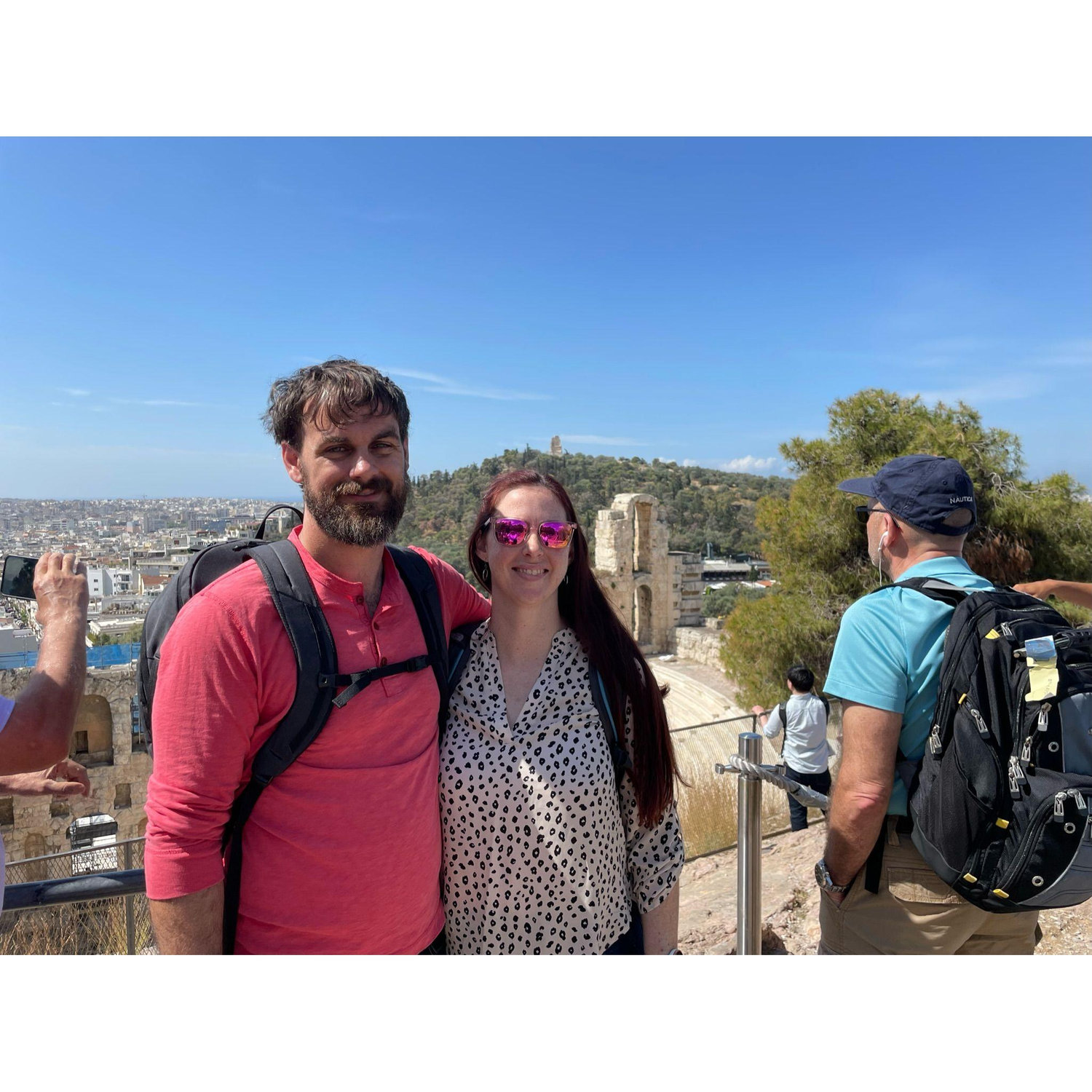 Visiting the Parthenon together