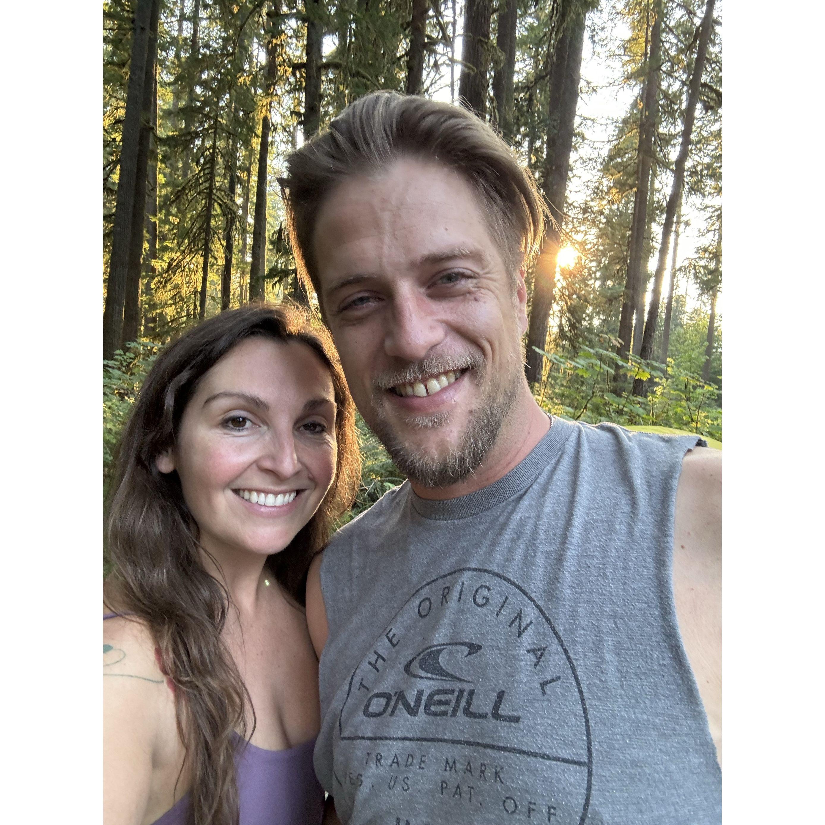 Camping at Baker Lake