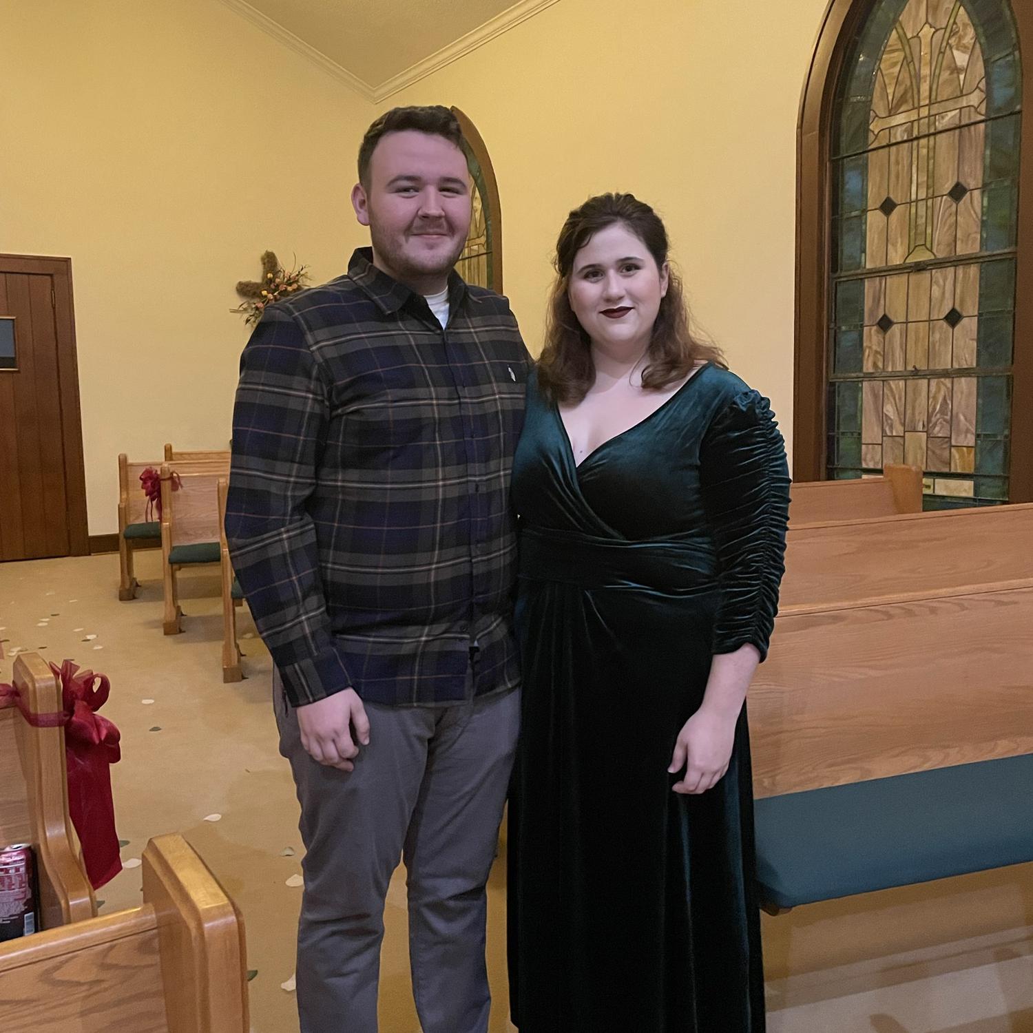 Together at Mikayla’s wedding