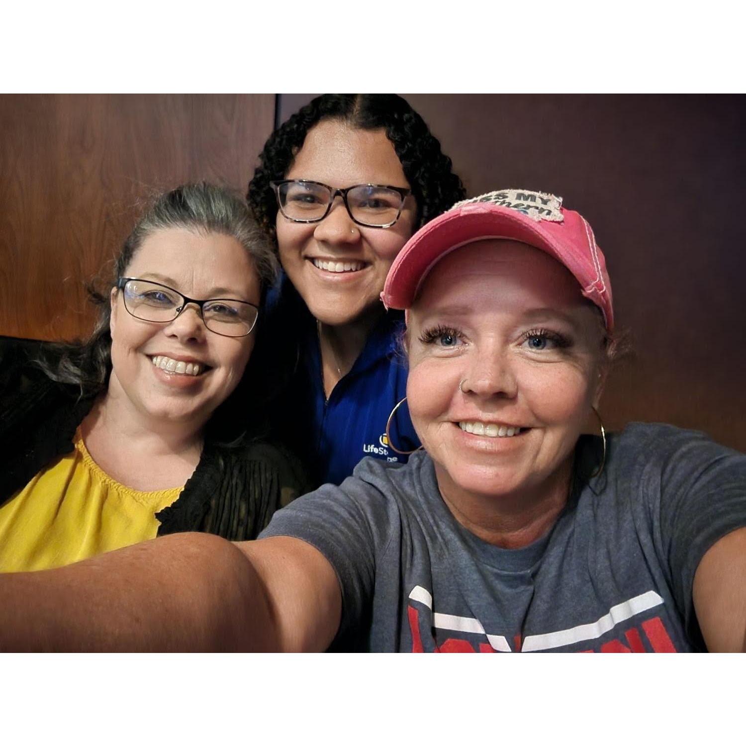 "My Aunt Haley and our close family friend Mary." - Alexis