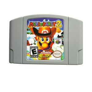 For Nintendo 64 Game Mario Party 2 Video Game Cartridge Console Card English Language US Version