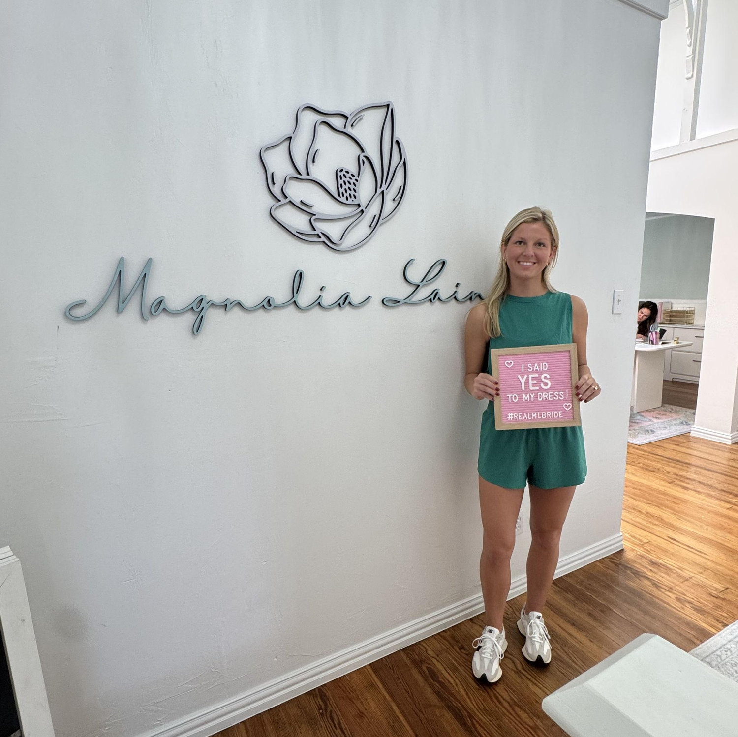 Said "YES" to my dress on September 27th at Magnolia Laine.