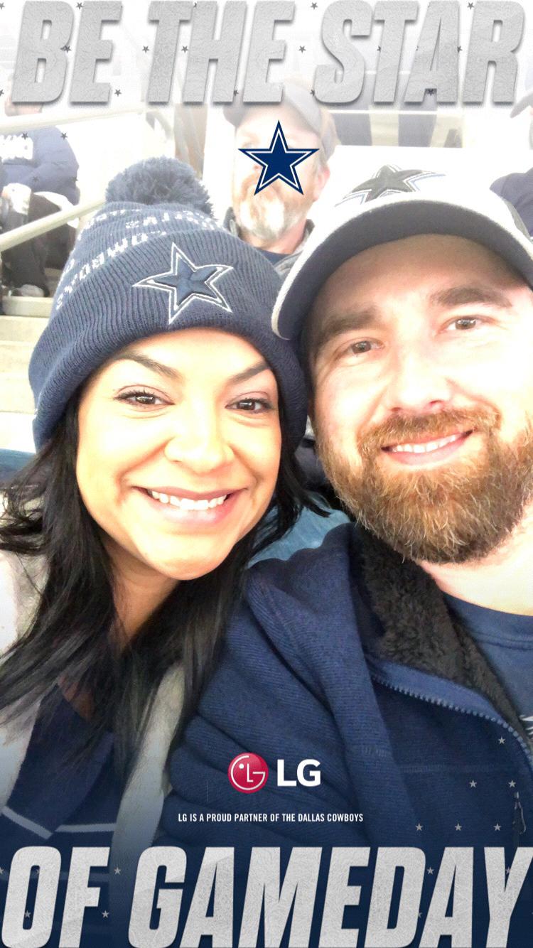 Proposal day and his first time at AT&T stadium