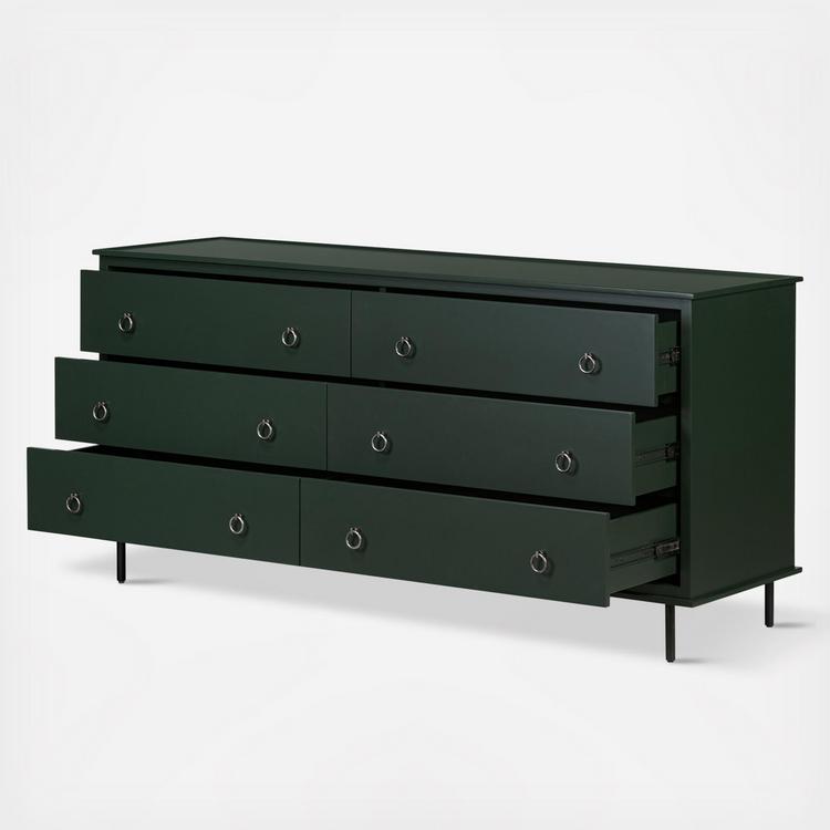 green 6 drawer dresser DaVinci Margot 6-Drawer Dresser main image 0