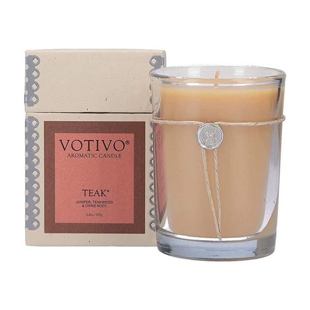 Votivo 6.8oz Aromatic Candle-Teak
