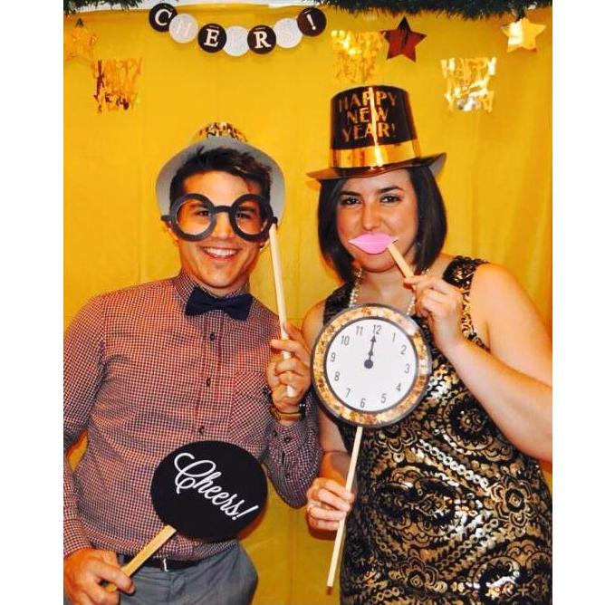 Ringing in the New Year at one of the Annual Fernandez Family New Year's Fiestas