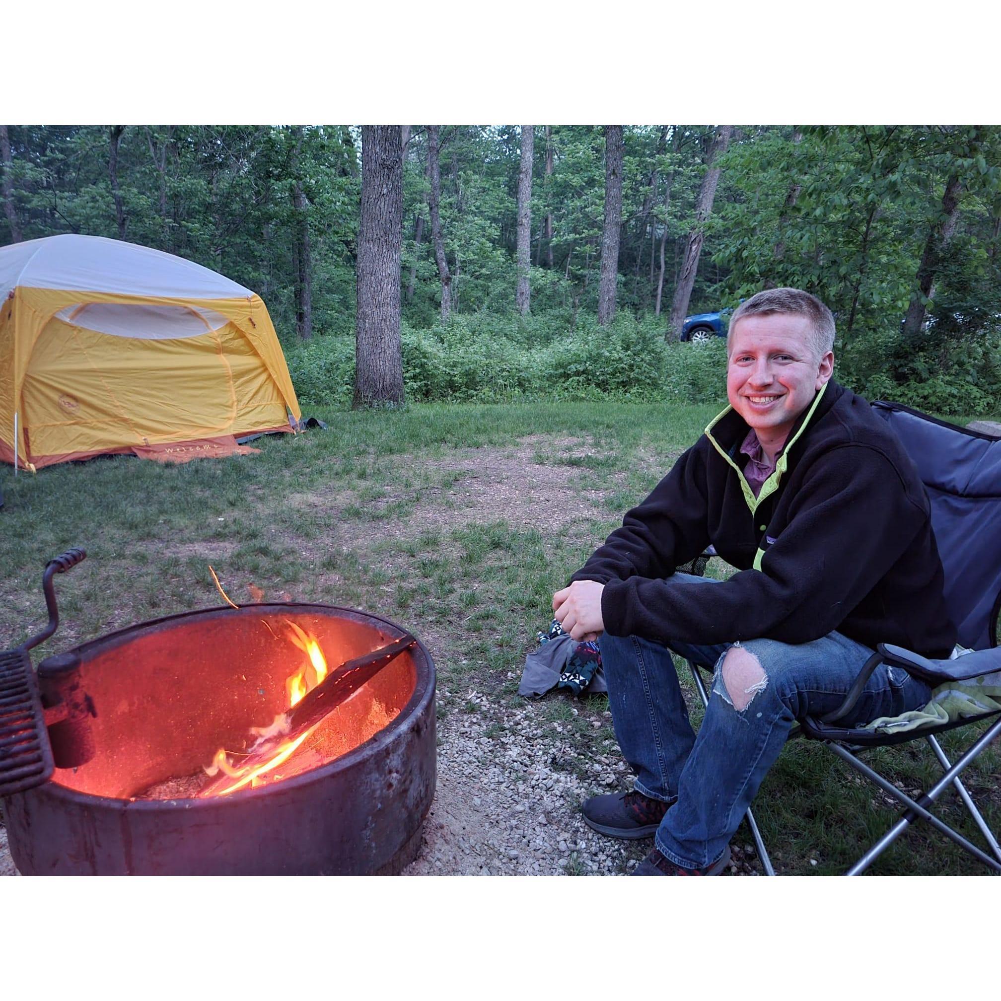 Whitewater State Park camping trip 2021