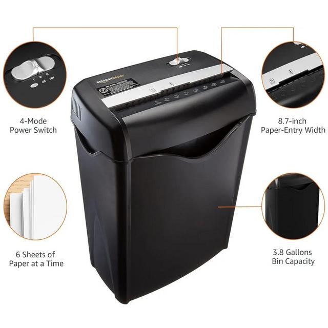 Amazon Basics Paper Shredder
