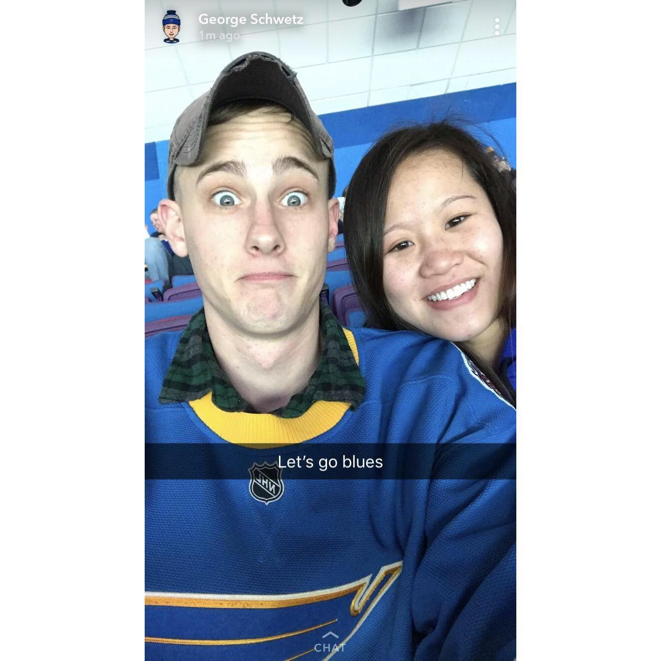 Lianne's first St. Louis Blues game! aka. the day the obsession began - St. Louis, MO
Let's go Blues!