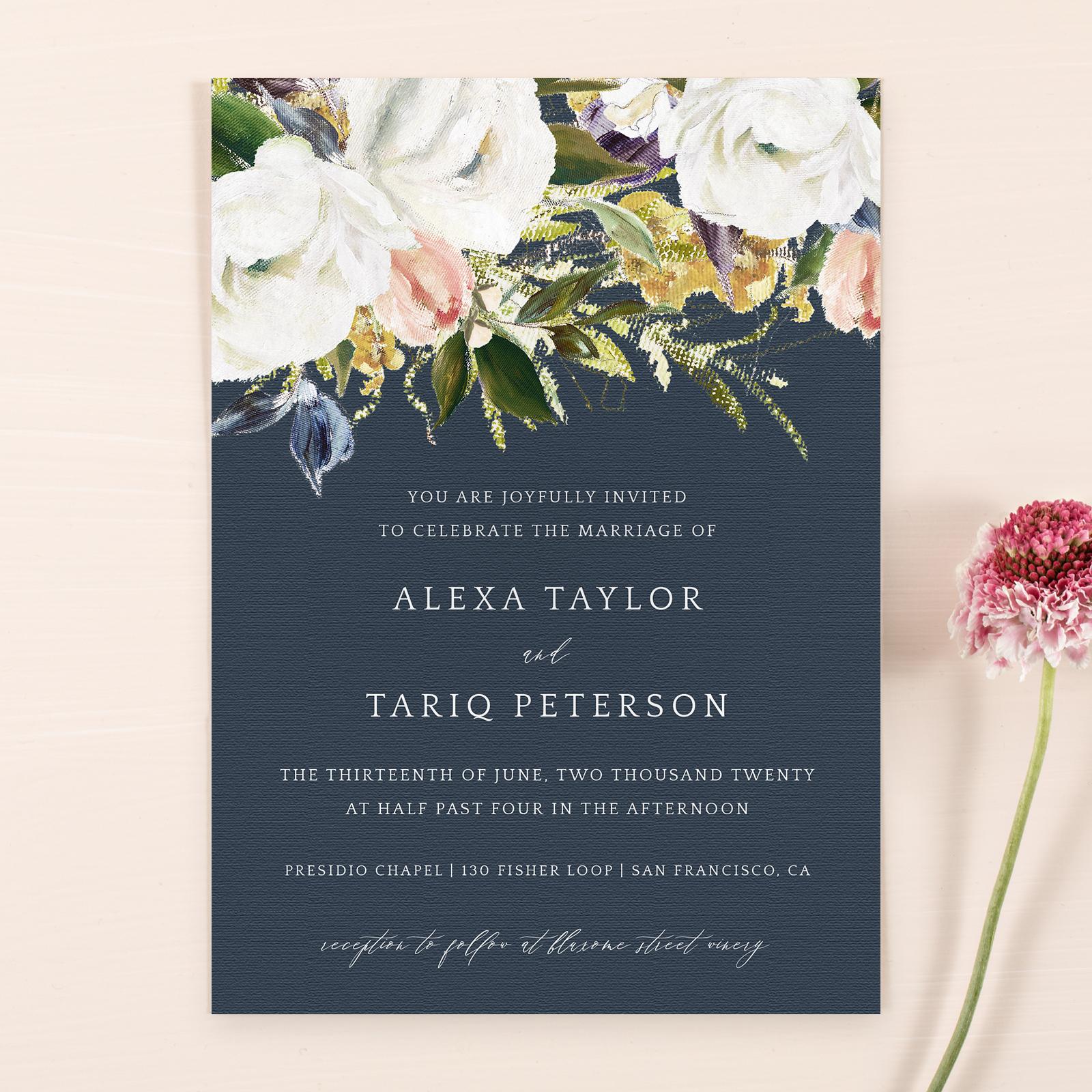 Zola Wedding Invitations - Octavia Portrait