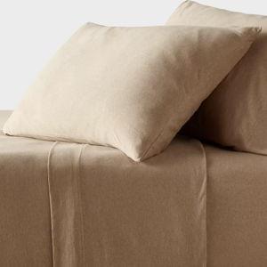 Cotton Jersey Sheet Set - Brown