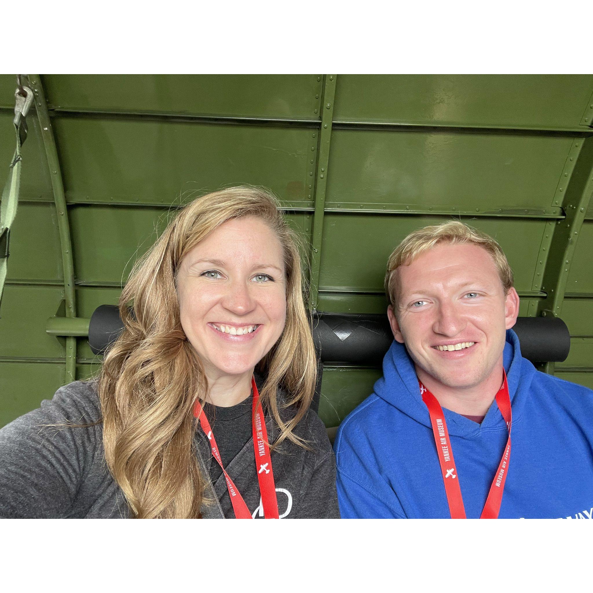 Bucket list item for Ang; a flight in a B-17 Flying Fortress.