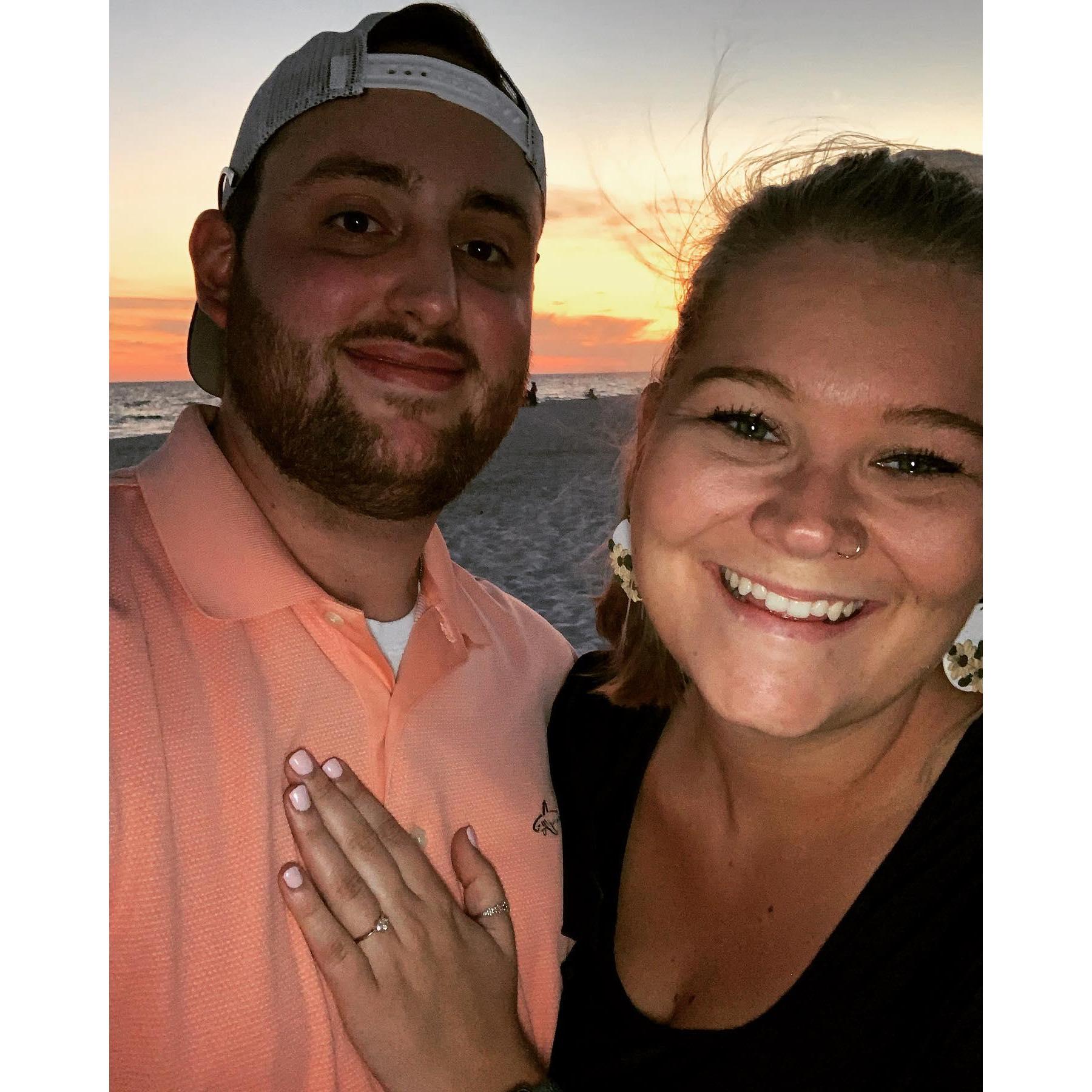 The night we got ENGAGED!