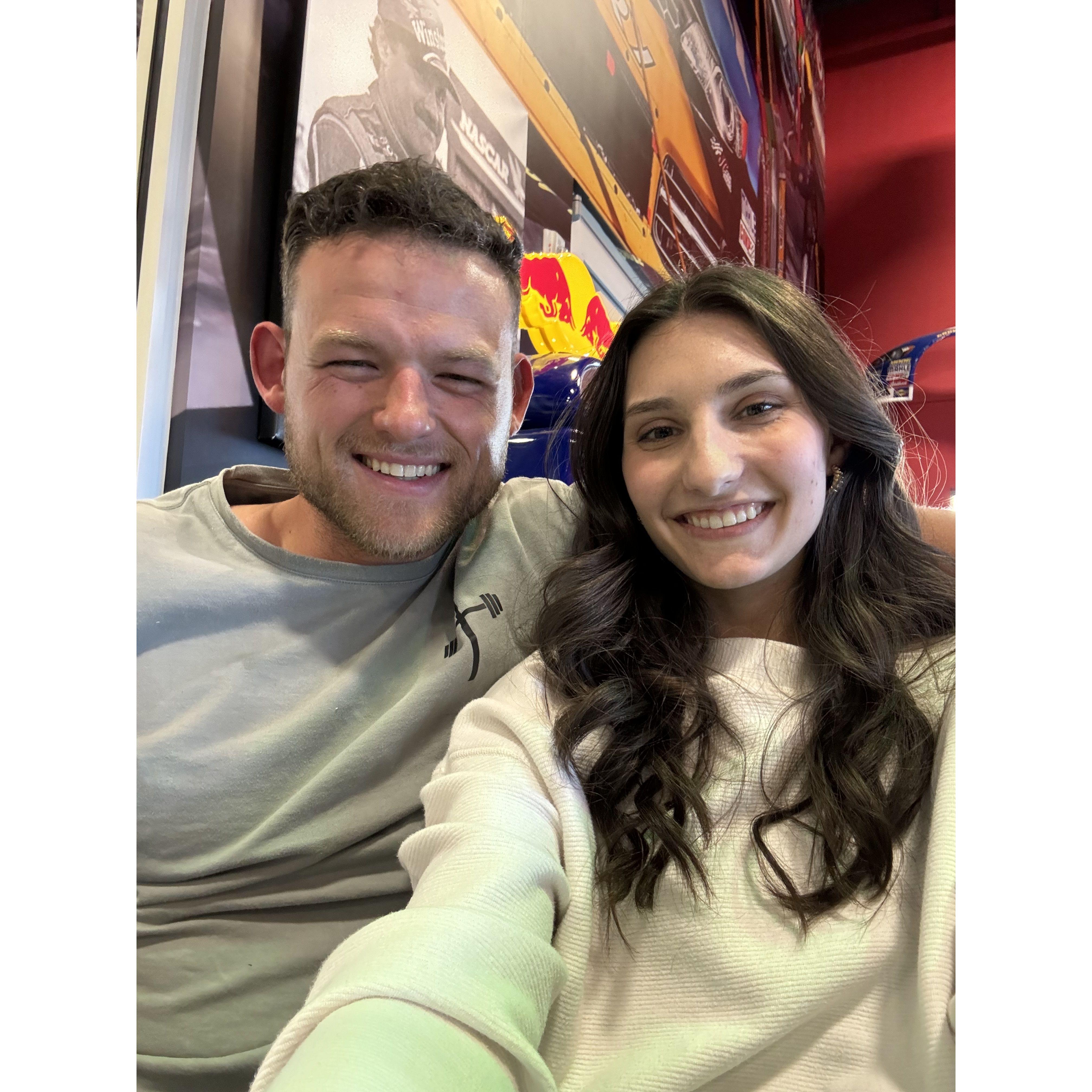 Our first photo together