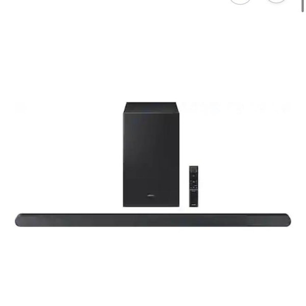 Samsung - HW-S700D 3.1 Channel S-Series Soundbar with Wireless Subwoofer, Dolby Atmos and Q-Symphony - Titan Black