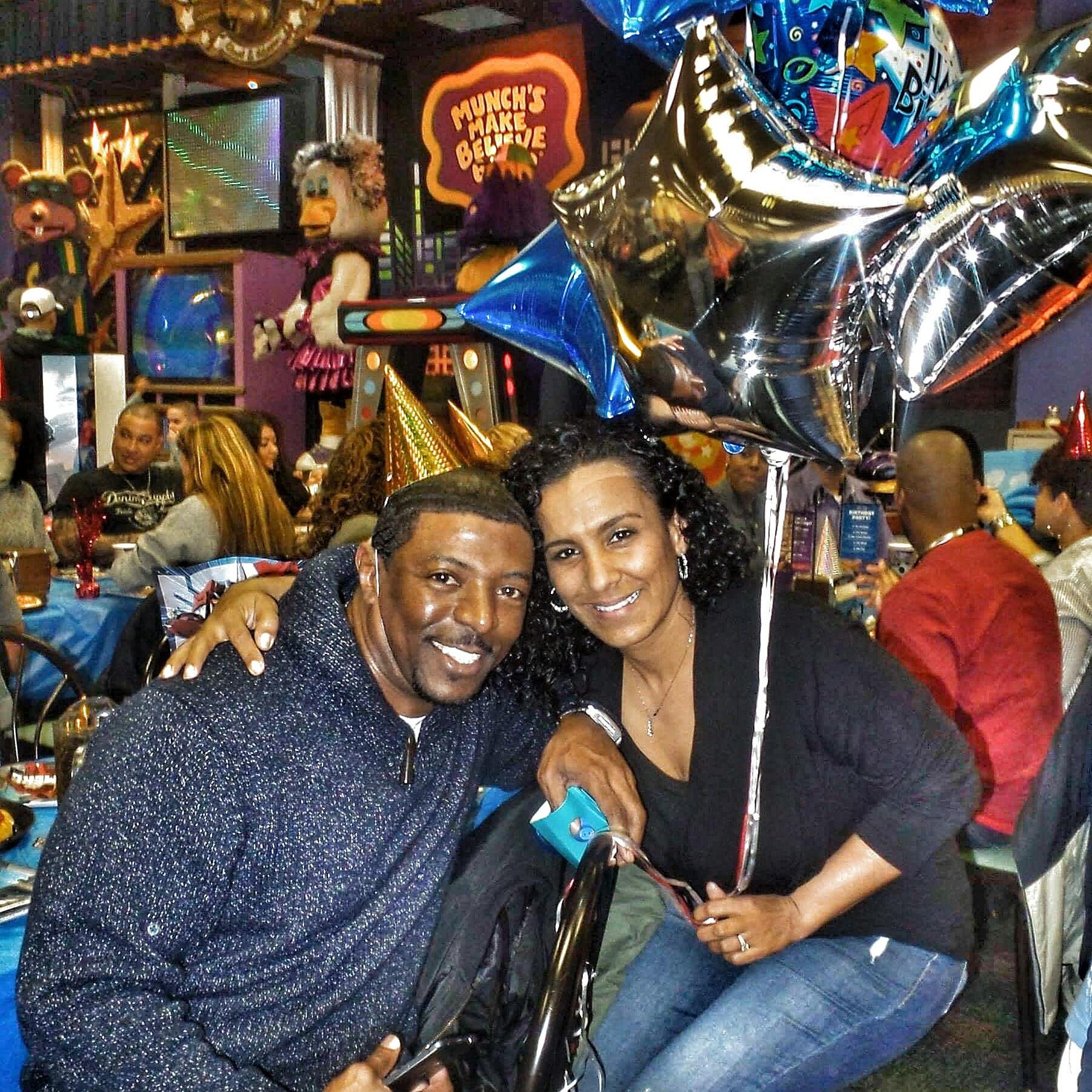 She threw my 41st birthday party at Chuck E Cheese lol