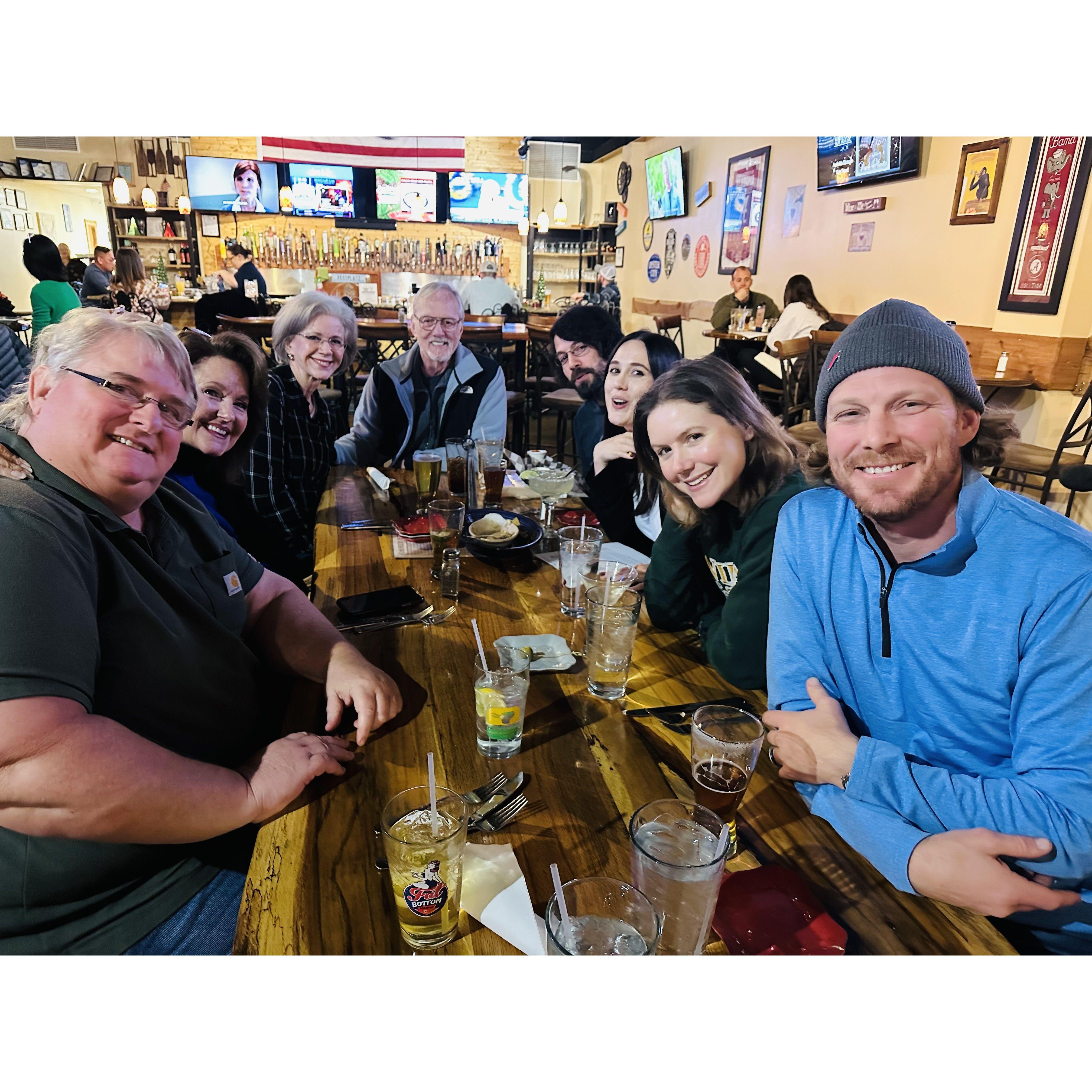 Family trivia night in Enterprise, AL - Dec 2022.