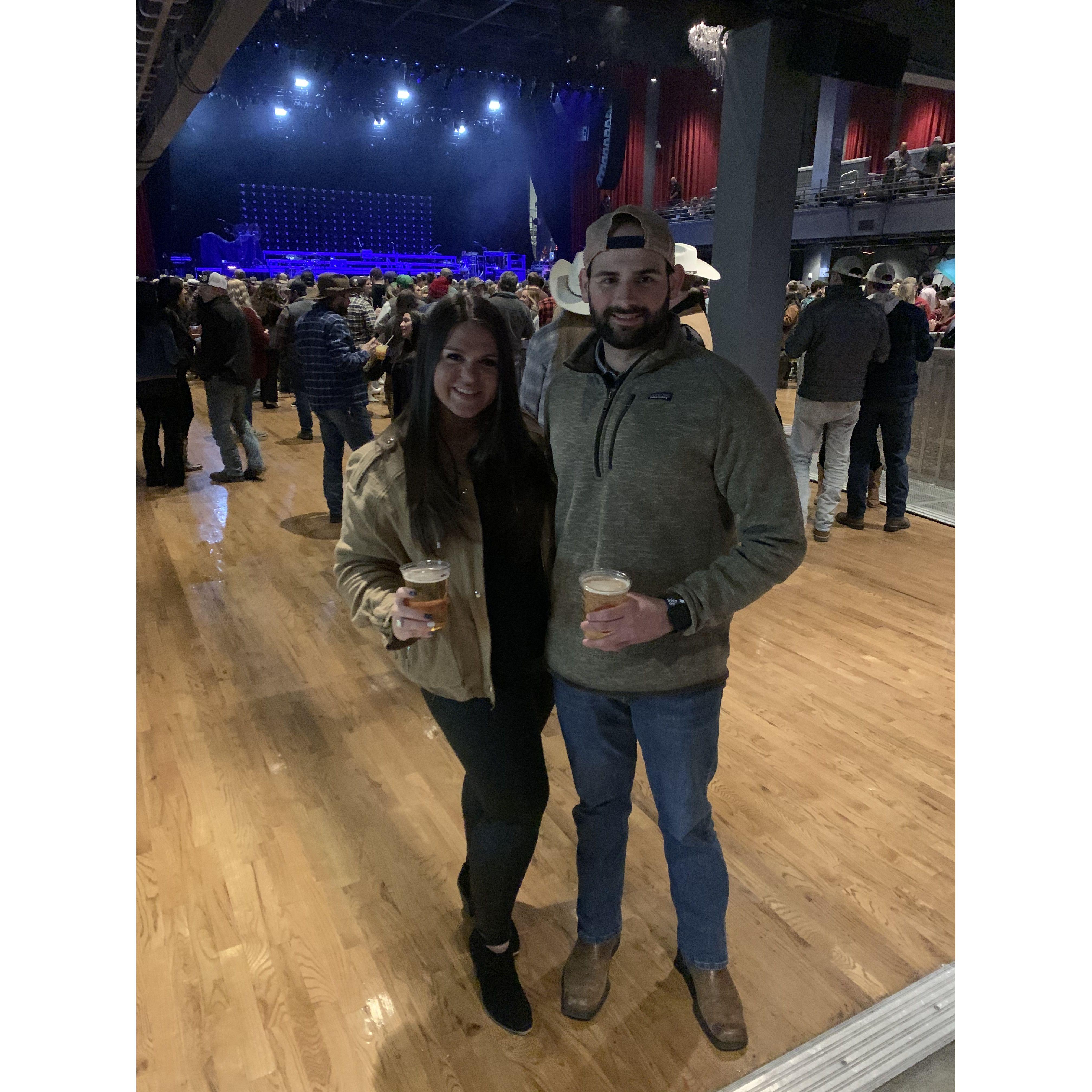 Our first concert together!