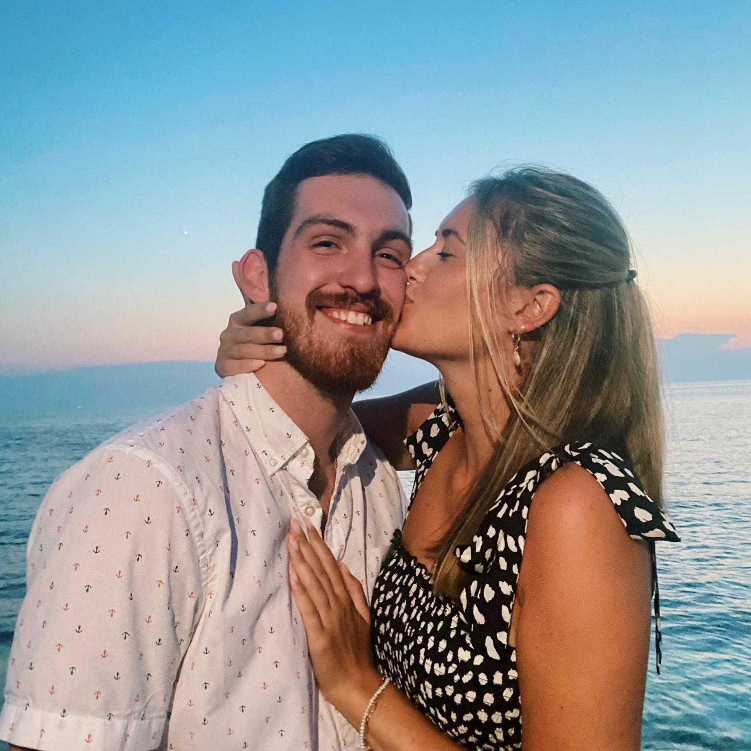 Kisses by the sea