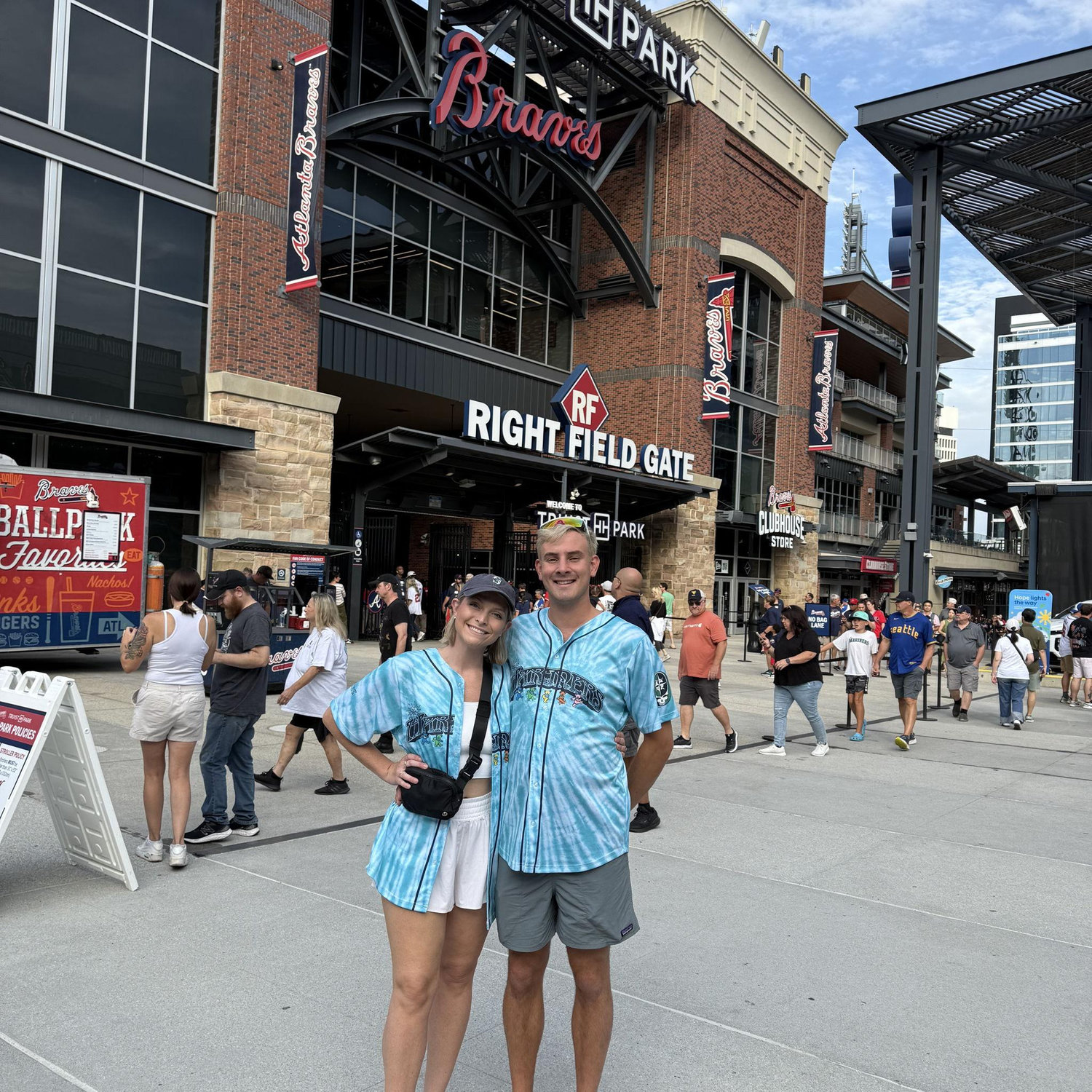 Mariners vs. Braves game in Atlanta for Megan's Dad's 65th Birthday.