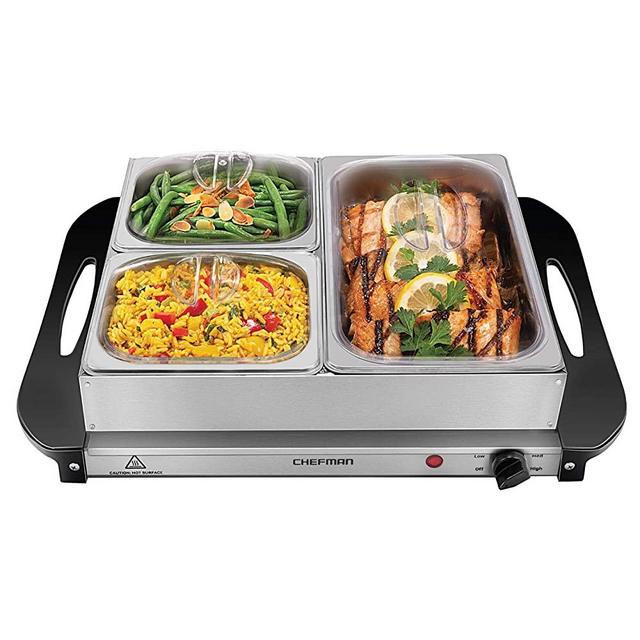  Magic Mill Extra Large Food Warmer for Parties  Electric  Server Warming Tray, Hot Plate, with Adjustable Temperature Control, for  Buffets, Restaurants, House Parties, Party Events (21 x 16): Home 