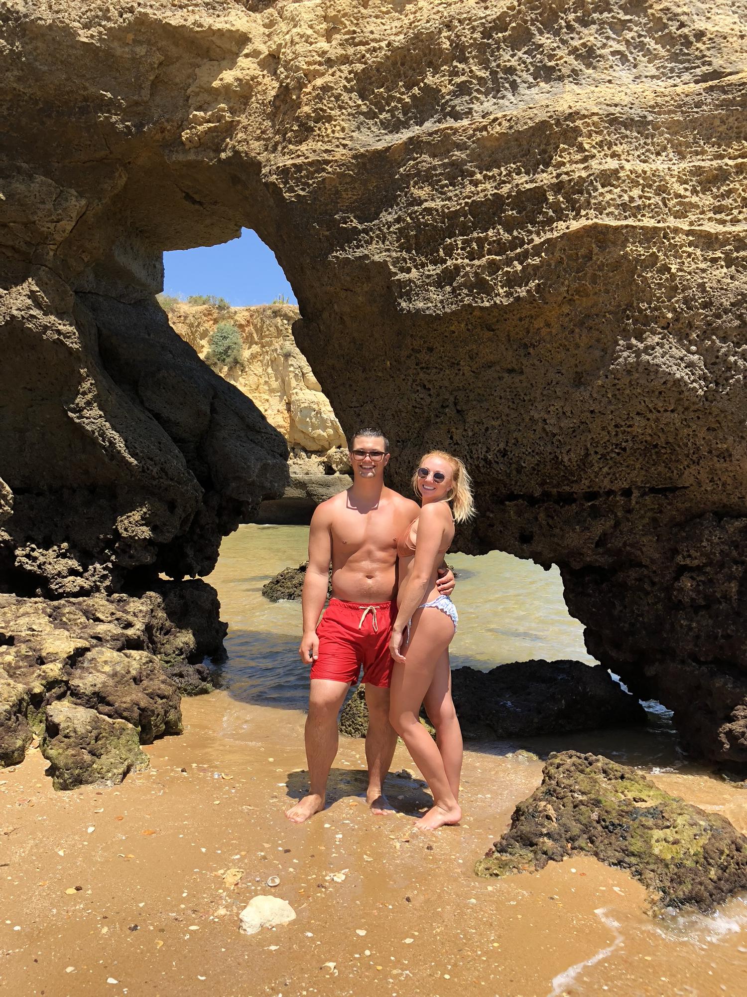 A stop along the Algarve Coast in Portugal