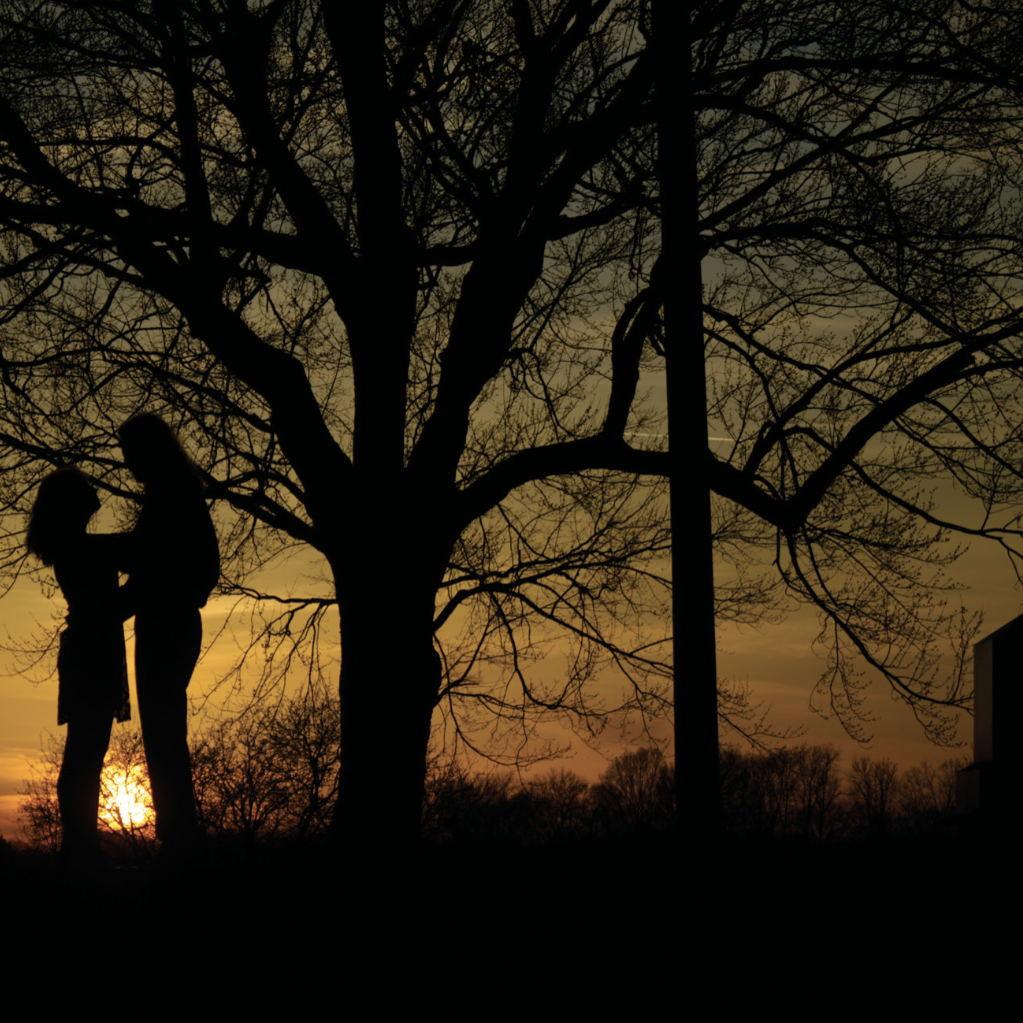 Taken in the cemetery visible from our front porch.