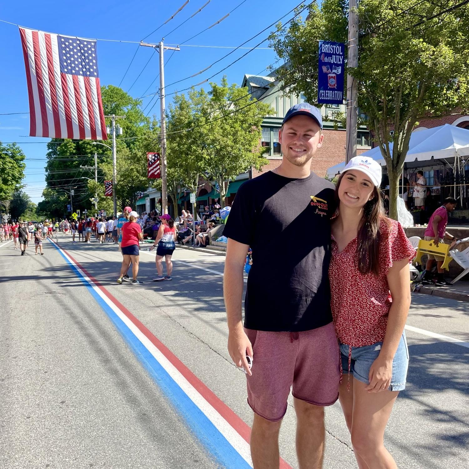 Ron's first 4th of July in Bristol!