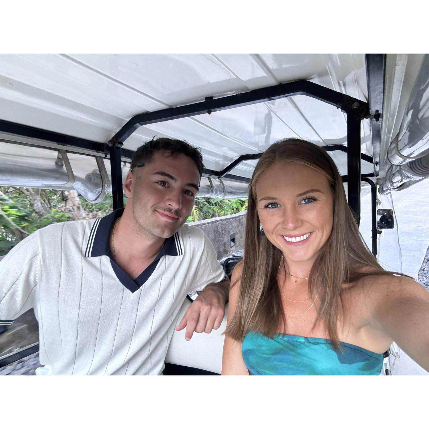 On our way to an immersive 9 course dinner in a cave in Uluwatu that we are pretty sure gave us food poisoning
