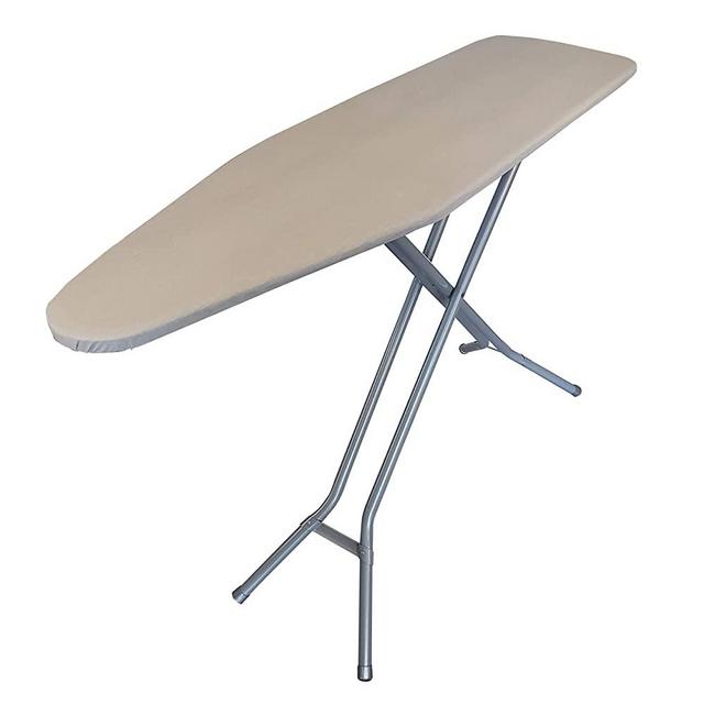 HOMZ 4740092 4 Leg Ironing Board, Greystone Solid