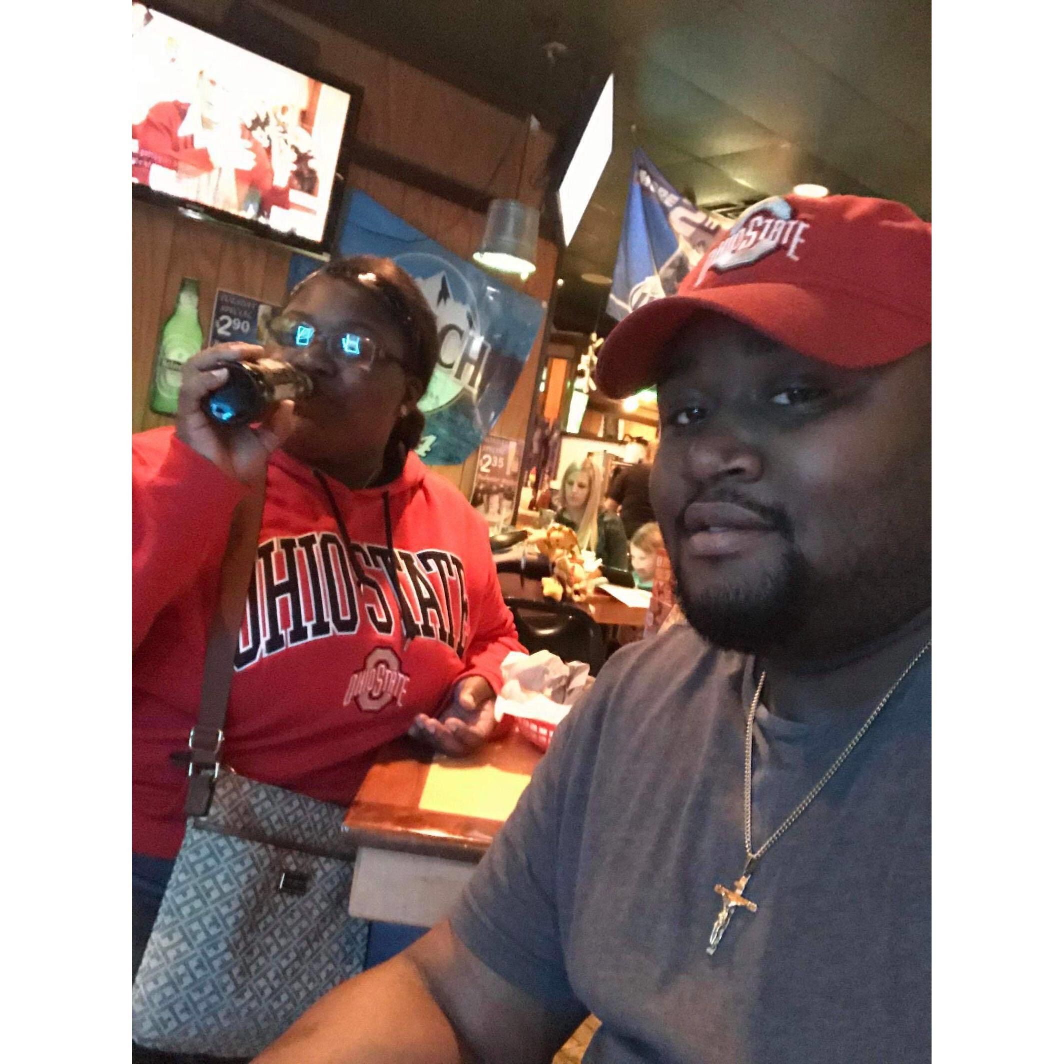 First Ohio State game we watched Together