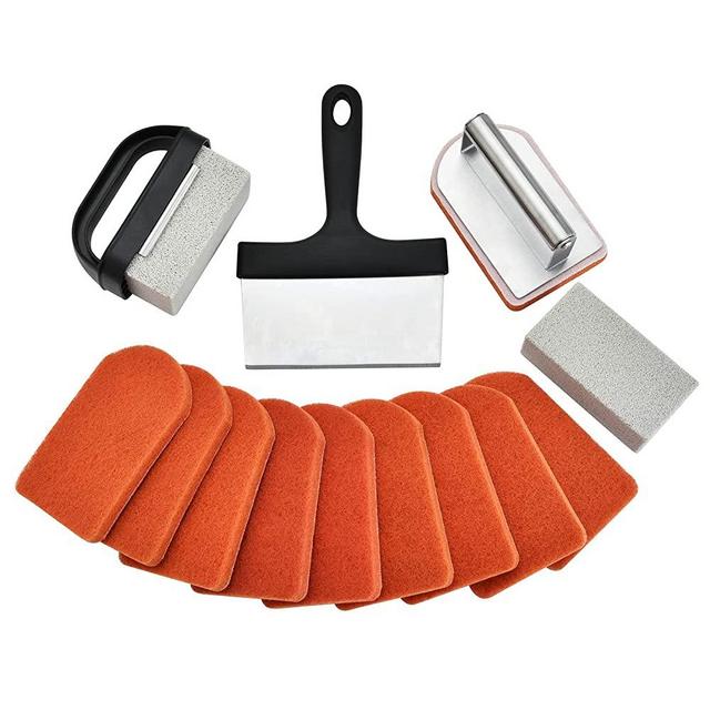 1pc Pan Scraper, Dish Scraper Tool Food Scraper, Polycarbonate Plastic Pan  Pot Scraper, Iron Skillet Scraper Scrubber For Cleaning Kitchen Scrapper