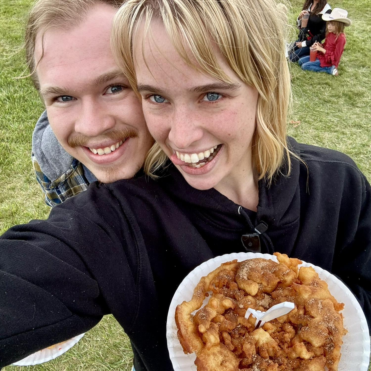Fourth of July funnel cake… yum
