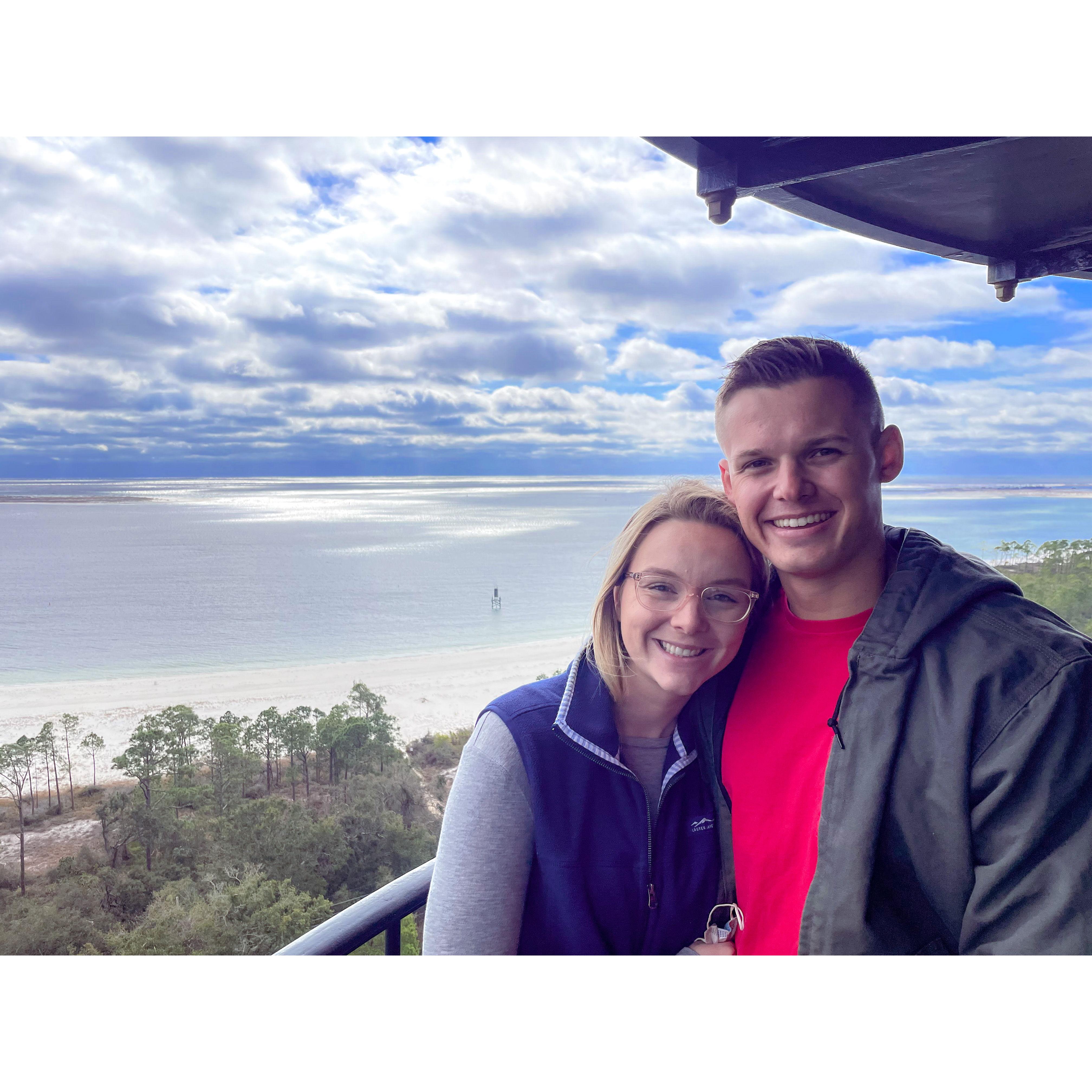 Will and Lexie at the Pensacola Lighthouse & Maritime Museum!