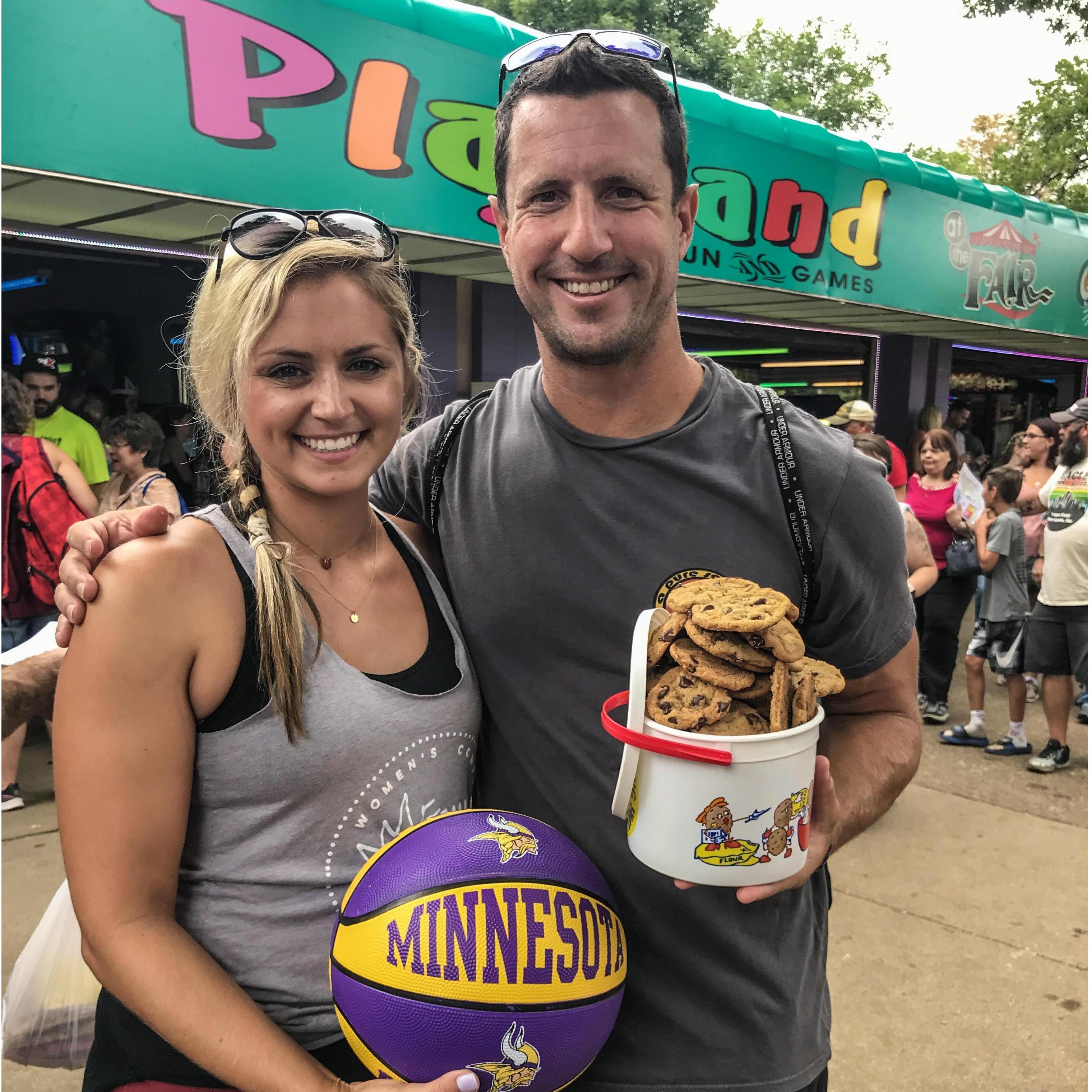 Danny's first trip to the MN State Fair!