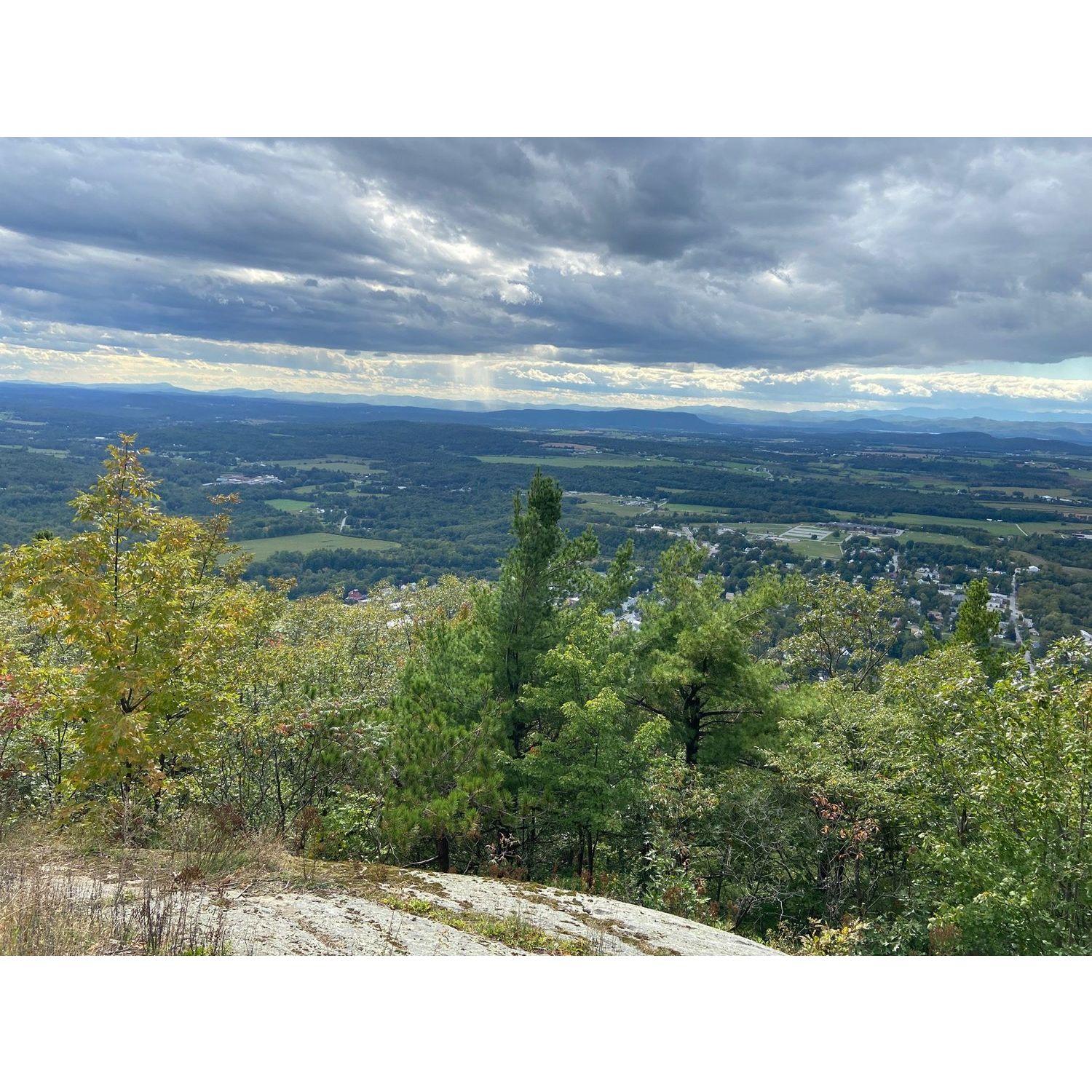 Bristol ledge, a couple miles away, where Maya said "yes"