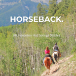 Horseback riding at Mount Princeton Stables