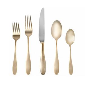 Towle® Living Ashwell Gold 20-Piece Flatware Set
