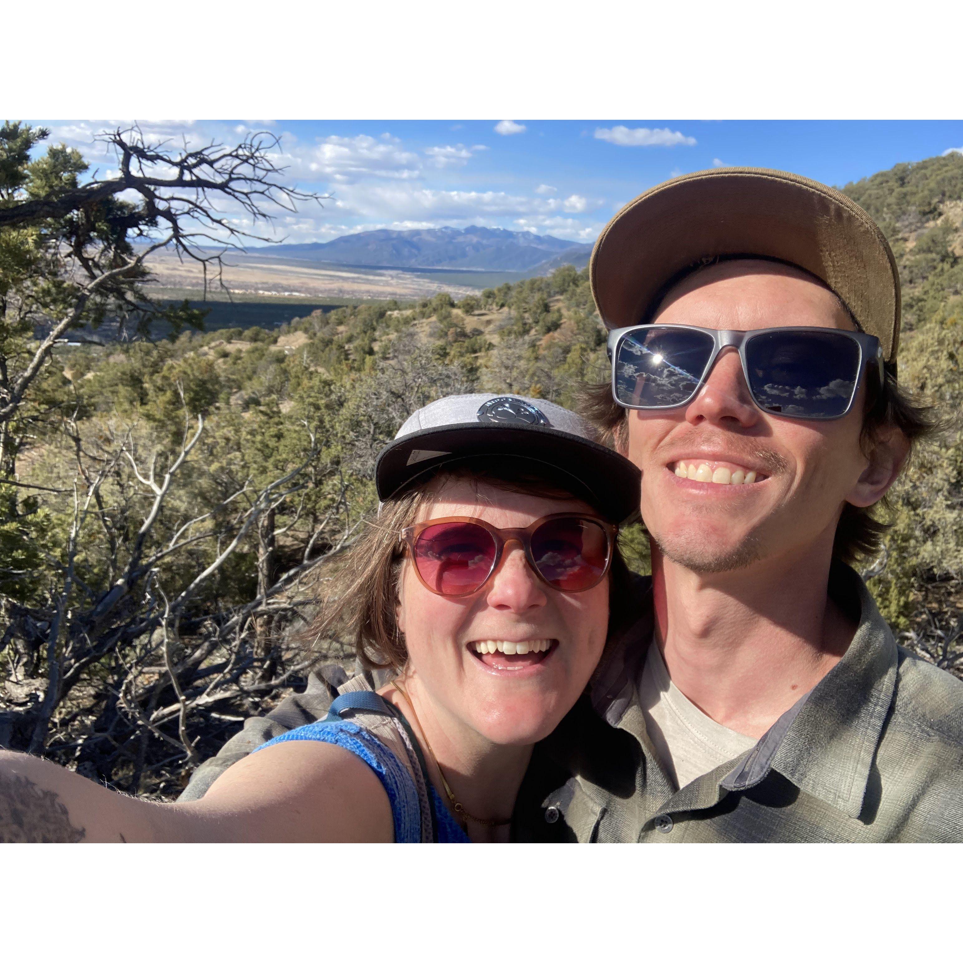 3rd anniversary hike on our most often visited trail near our home in Taos '24