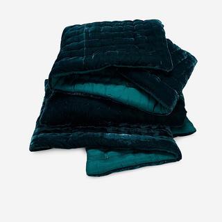 Luminous Velvet Throw