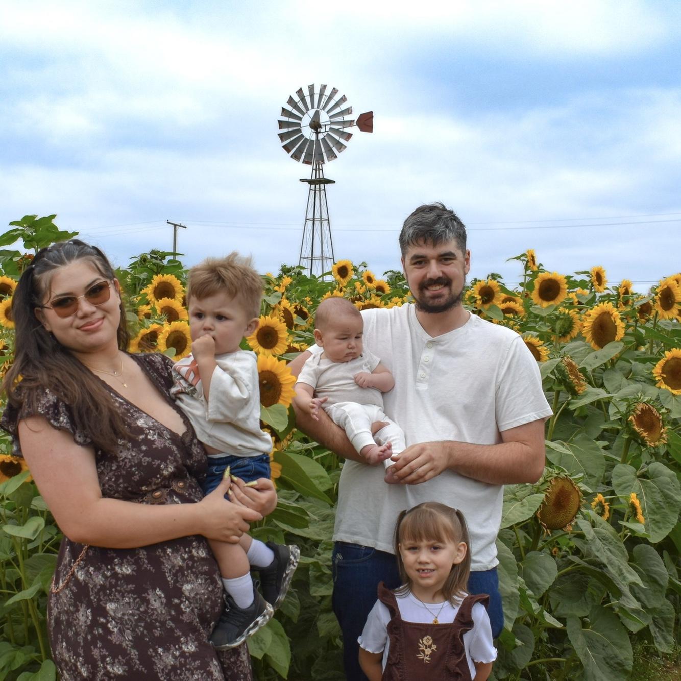 2025 - Mason’s First Sunflower Pictures