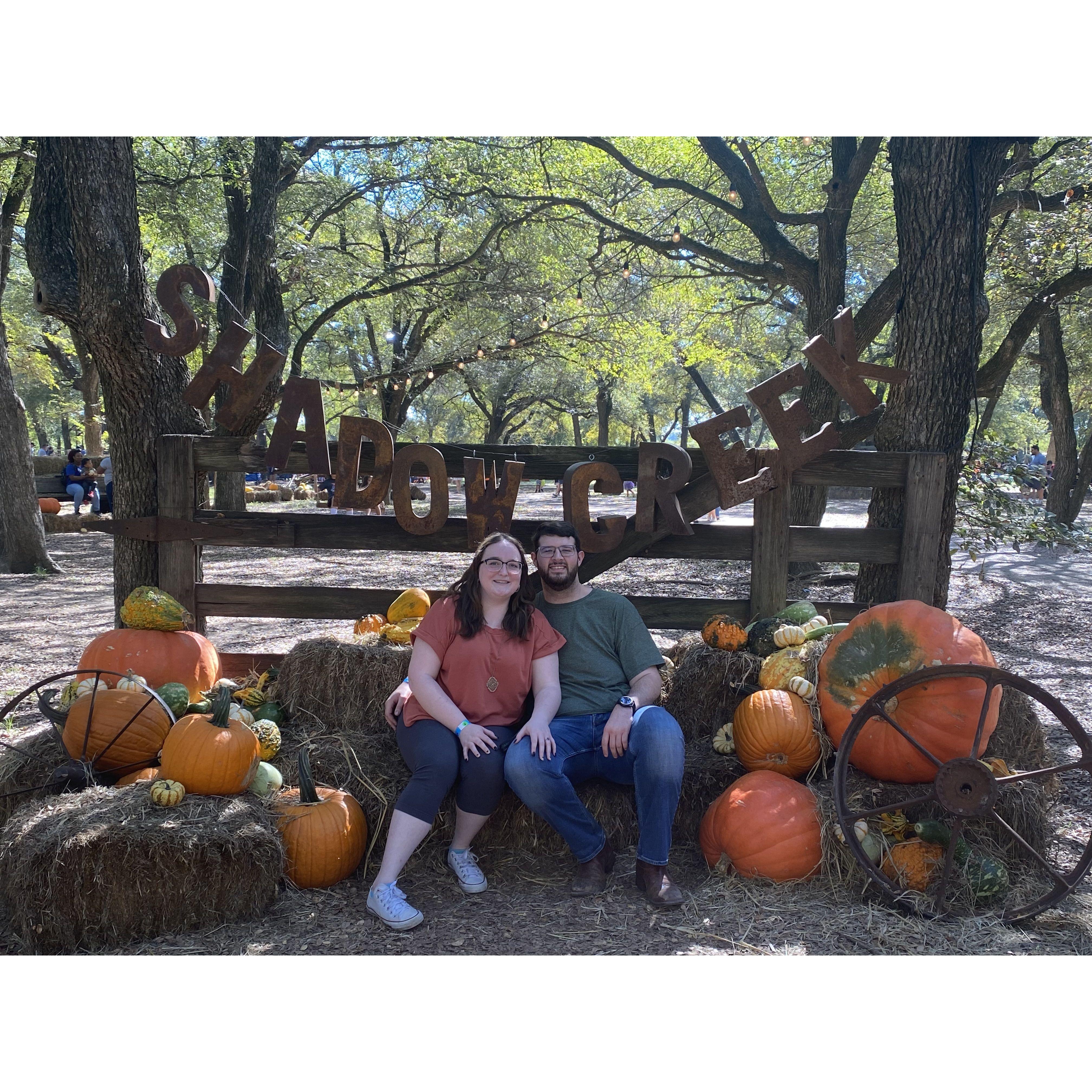 10.2021 - Our 1st annual trip to the Midlothian pumpkin patch with our best friends