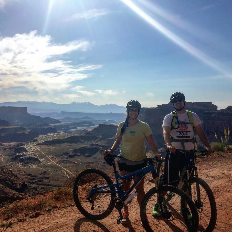 Mountain biking in Canyonlands Nat’l Park