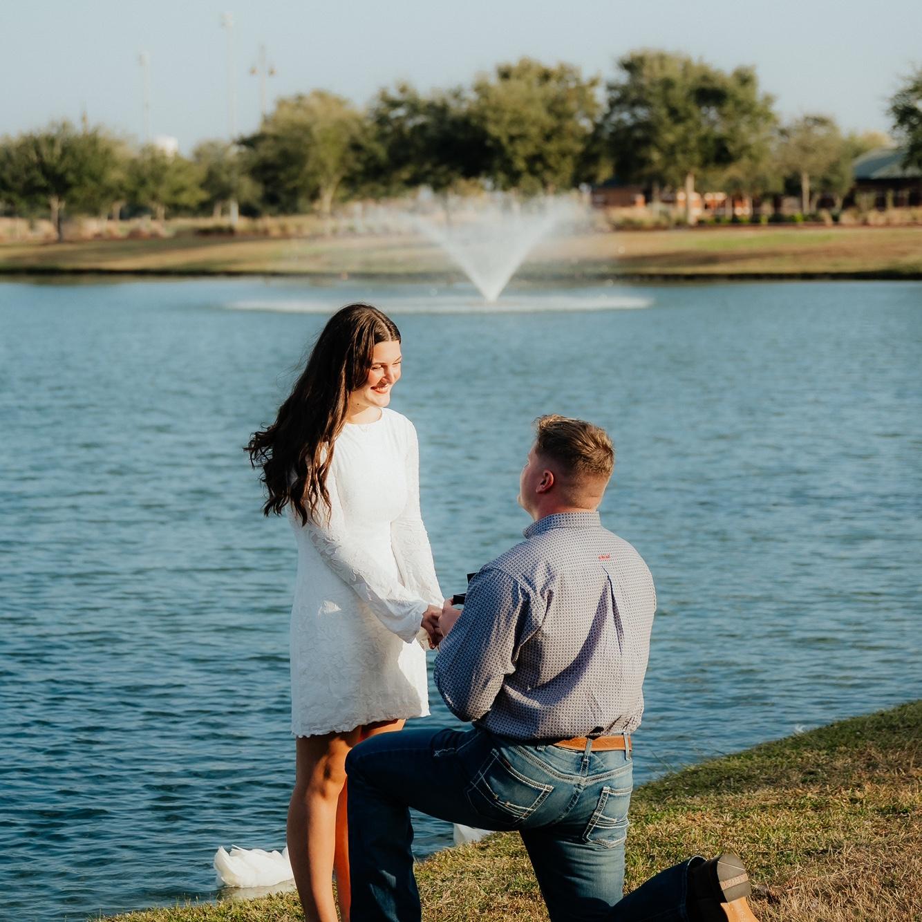 Hunter could not wait to ask me to marry him