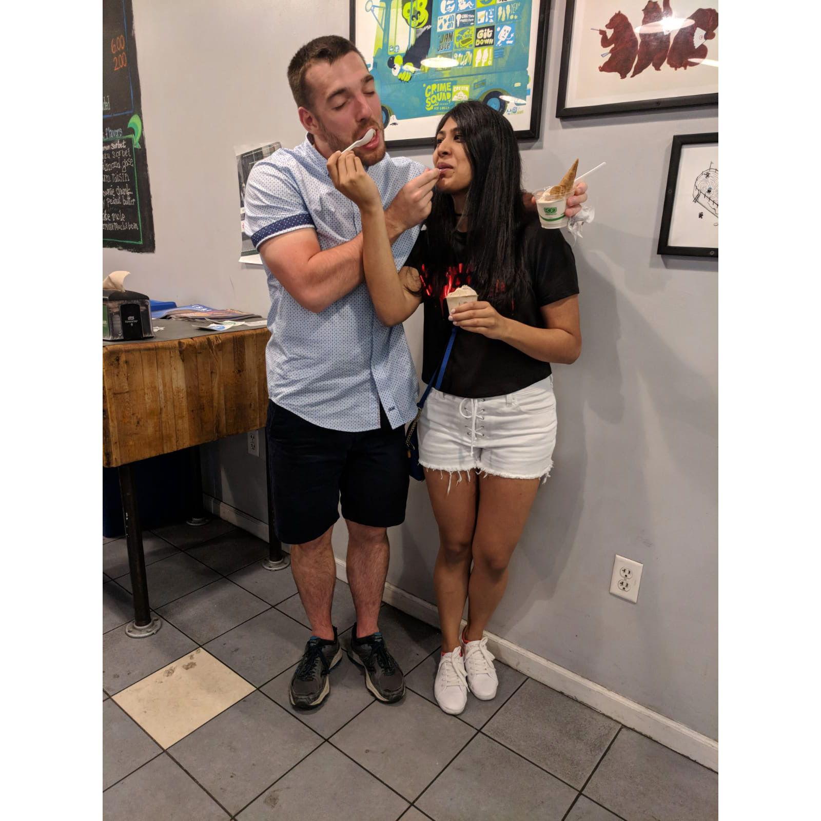 We love ice cream? Can ya tell?
