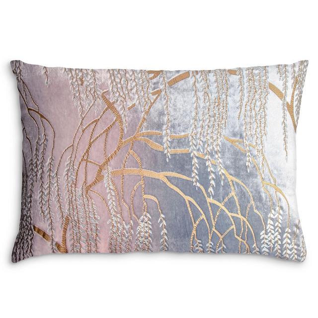 Kevin O'Brien Studio Willow Metallic Velvet Pillow